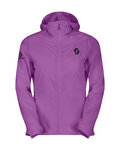 SCOTT Cyklistická větruodolná bunda - EXPLORAIR LIGHT WB W - fialová
