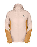 SCOTT Cyklistická větruodolná bunda - EXPLORAIR LIGHT WB W - růžová/béžová