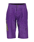 SCOTT Cyklistické kalhoty krátké bez laclu - RC PROGRESSIVE - fialová