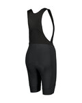 SCOTT Cyklistické kalhoty krátké s laclem - SCO BIB SHORTS ENDURANCE +++ W - černá