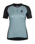 SCOTT Cyklistický dres s krátkým rukávem - ENDURANCE 20 W - modrá/černá