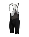 SCOTT Cyklistické kalhoty krátké s laclem - BIB RC TEAM ++ - černá/bílá