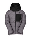 SCOTT Cyklistická zateplená bunda - INSULOFT WARM - šedá/černá