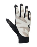SCOTT Cyklistické rukavice dlouhoprsté - TRACTION LF - bílá/černá/šedá