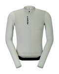 SCOTT Cyklistický dres s dlouhým rukávem letní - PRO - šedá