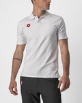 CASTELLI Cyklistické triko s krátkým rukávem - RACE DAY POLO - bílá