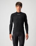 CASTELLI Cyklistické triko s dlouhým rukávem - FLANDERS WARM - černá