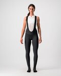 CASTELLI Cyklistické kalhoty dlouhé s laclem - MENO WIND W - černá