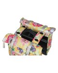 BASIL Cyklistická taška - BLOOM DOUBLE BAG MIK - žlutá/červená