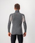 CASTELLI Cyklistické triko s dlouhým rukávem - FLANDERS WARM NECK - šedá