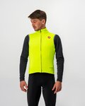 CASTELLI Cyklistická vesta - PERFETTO VEST - žlutá