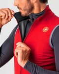 CASTELLI Cyklistická vesta - PERFETTO VEST - červená