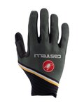 CASTELLI Cyklistické rukavice dlouhoprsté - CW 6.1 CROSS - zelená