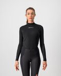 CASTELLI Cyklistické triko s dlouhým rukávem - FLANDERS 2 W WARM - černá
