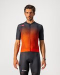 CASTELLI Cyklistický dres s krátkým rukávem - INSIDER - oranžová/červená