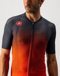CASTELLI Cyklistický dres s krátkým rukávem - INSIDER - oranžová/červená