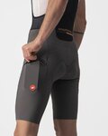 CASTELLI Cyklistické kalhoty krátké s laclem - UNLIMITED - zelená