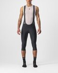 CASTELLI Cyklistické kalhoty 3/4 s laclem - ENTRATA - černá
