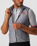 CASTELLI Cyklistická vesta - ARIA VEST - šedá