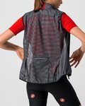 CASTELLI Cyklistická vesta - ARIA W VEST - šedá