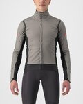 CASTELLI Cyklistická zateplená bunda - ALPHA ROS 2 - šedá