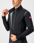 CASTELLI Cyklistická zateplená bunda - ALPHA ROS 2 LIGHT - černá