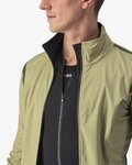 CASTELLI Cyklistická zateplená bunda - ALPHA ROS 2 LIGHT - světle zelená