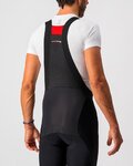 CASTELLI Cyklistické kalhoty 3/4 s laclem - SORPASSO ROS - černá