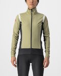 CASTELLI Cyklistická zateplená bunda - ALPHA ROS 2 W LIGHT - světle zelená