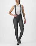 CASTELLI Cyklistické kalhoty dlouhé s laclem - SORPASSO ROS W - černá