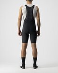 CASTELLI Cyklistické kalhoty krátké s laclem - PREMIO BLACK - černá