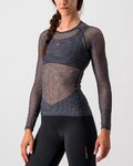 CASTELLI Cyklistické triko s dlouhým rukávem - MIRACOLO W - šedá
