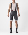 CASTELLI Cyklistické kalhoty krátké s laclem - COMPETIZIONE KIT - šedá