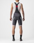 CASTELLI Cyklistické kalhoty krátké s laclem - COMPETIZIONE KIT - šedá