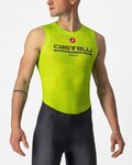 CASTELLI Cyklistické triko bez rukávů - PRO MESH BL - světle zelená