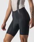CASTELLI Cyklistické kalhoty krátké s laclem - FREE AERO RC W - černá