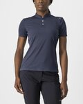 CASTELLI Cyklistické triko s krátkým rukávem - TECH 2 POLO - modrá