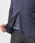CASTELLI Cyklistická zateplená bunda - ALPHA ULTIMATE INSULATED - modrá