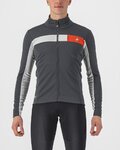 CASTELLI Cyklistická zateplená bunda - MORTIROLO 6S - šedá