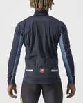 CASTELLI Cyklistická zateplená bunda - MORTIROLO 6S - modrá