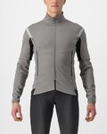 CASTELLI Cyklistická zateplená bunda - PERFETTO ROS 2 CONVERTIBLE - šedá