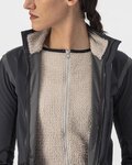 CASTELLI Cyklistická zateplená bunda - ALPHA ULTIMATE INSULATED W - černá