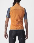 CASTELLI Cyklistická vesta - PERFETTO ROS 2 W - oranžová