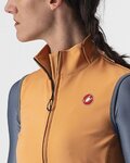 CASTELLI Cyklistická vesta - PERFETTO ROS 2 W - oranžová