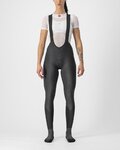 CASTELLI Cyklistické kalhoty dlouhé s laclem - SEMIFREDDO W DT - černá