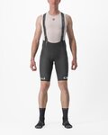 CASTELLI Cyklistické kalhoty krátké s laclem - FREE AERO RC CLASSIC - černá/bílá
