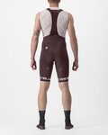 CASTELLI Cyklistické kalhoty krátké s laclem - FREE AERO RC CLASSIC - bordó/bílá