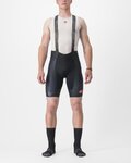 CASTELLI Cyklistické kalhoty krátké s laclem - FREE AERO RC KIT - černá/bílá