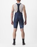 CASTELLI Cyklistické kalhoty krátké s laclem - FREE AERO RC KIT - modrá/bílá