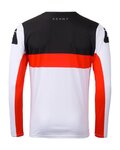KENNY Cyklistický dres s dlouhým rukávem letní - ELITE - bílá/červená